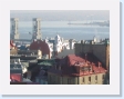 Aluminium roofs gleam in the morning light, Quebec City